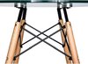 Mesa Eames 120 Vidrio Redonda Comedor Cocina - Alto Impacto - tienda online