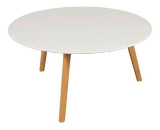 Mesa Ratona Escandinava Laca Blanca 90 X 45 Cm- Alto Impacto - comprar online