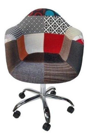 Sillon Silla Patchwork Daw Eames Giratoria - Alto Impacto