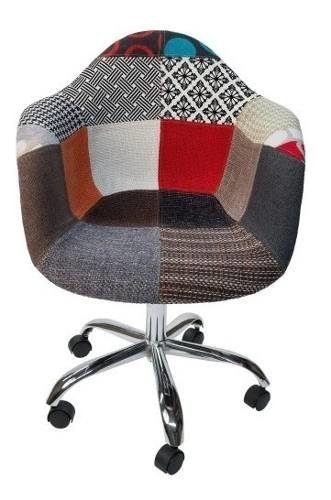 Sillon Silla Patchwork Daw Eames Giratoria - Alto Impacto