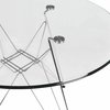Mesa Redonda Vidrio Eiffel +4 Silla Eames Dsr- Alto Impacto - ALTO IMPACTO Home + Office