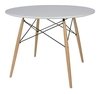 Combo Mesa Comedor 120 Redonda + 4 Silla Eames- Alto Impacto - tienda online