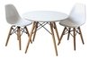 Combo Mesa Eames 60 + 2 Silla Kids Niños 1- Alto Impacto