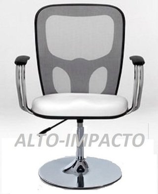 Sillon Twin Giratorio Gas Peluqueria Estetica Manicure