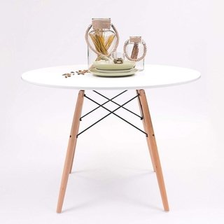 Set Mesa Eames 80 Cm + 4 Silla Abs Eames - Alto Impacto en internet