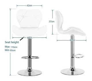 Set *2 Banqueta Taburete Desayunador Regulable- Alto Impacto - ALTO IMPACTO Home + Office