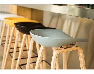 Imagen de Set 2 Banqueta Taburete Hay Escandinava 65 Cm Desayunador