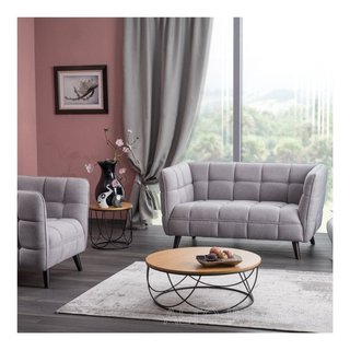 Mesa Ratona Baja Industrial Escandinava 80cms De Diámetro - comprar online