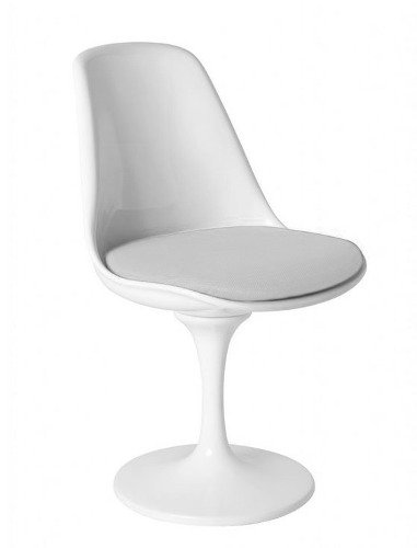 Set 4 Silla Tulip Diseño Eero Saarinen Aluminio Alto Impacto