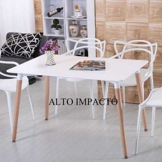 Combo Mesa Eames Dsw 160 + 4 Sillas Master By Starck en internet