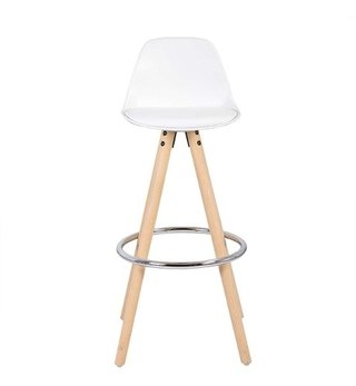 Set * 2 Banqueta Taburete Tulip Eames Madera- Alto Impacto - comprar online