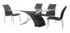 Mesa Vidrio Madera Diseño Moderna 160 * 90 4 - Alto Impacto