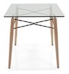 Combo Mesa Eames Vidrio 140 * 80 + 2 Sillas - Alto Impacto - ALTO IMPACTO Home + Office