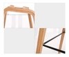 Set 2 Banqueta Taburete Hay Escandinava 65 Cm Desayunador