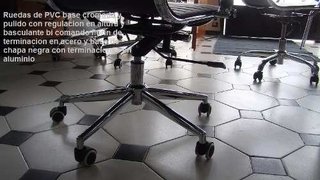 Sillon Aluminium Eames Oficina Pc Promo !- Alto Impacto - - tienda online