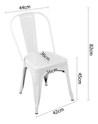 Imagen de Combo 2 Silla Tolix Galvanizada Exterior - Alto Impacto