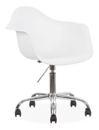 Sillón Eames Giratorio Gas Peluqueria Estetica Manicure + 12 Pagos