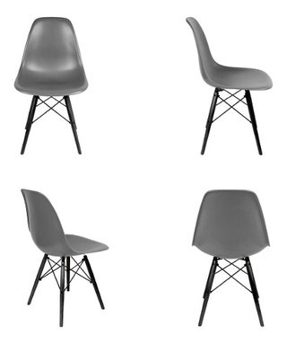 Silla Eames Dsw Madera Madera Pata Negra 1- Alto Impacto - tienda online