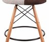 Set 2 Banqueta Taburete Patchwork Eames Tapizad Alto Impacto - tienda online