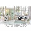 Desayunador Barra Recepcion + 2 Banquetas Tulip Alto Impacto - comprar online