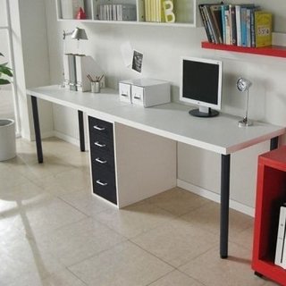 Escritorio Moderno Oficina Mod Dual 2 Alto Impacto Ai37 - ALTO IMPACTO Home + Office