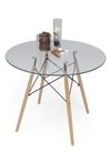 Combo Mesa Eames Vidrio 100 + 4 Sillas Eames- Alto Impacto - ALTO IMPACTO Home + Office