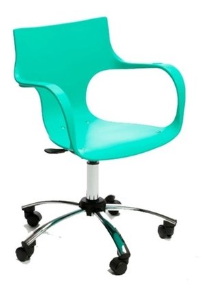 Sillon Silla Mod Jim Juvenil Base Cromada Neumatica