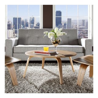 Combo Sillas X2 Eames Lcw + 1 Mesa Ratona Lcw Eames Plywood