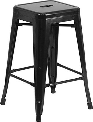 Set 4 Banqueta Taburete Tolix Metal Outlet P- Alto Impacto - ALTO IMPACTO Home + Office
