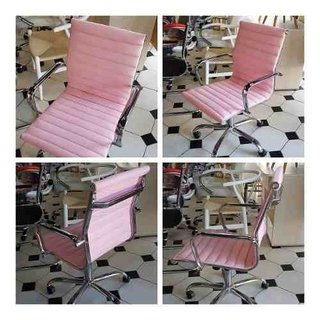 Sillon Aluminium Oficina Eames Rosa Varios Colores - ALTO IMPACTO Home + Office