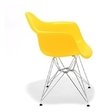 Sillón Eames Dar Amarillo Base Metalica Promo - Alto Impacto en internet