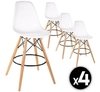 Set 4 Banqueta Taburete Eames Desayunador P - Alto Impacto