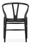 Set * 2 Silla Wishbone Hans Wegner Base Negra- Alto Impacto - tienda online
