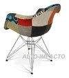Sillon Silla Patchwork Dar Eames Tapizada - Alto Impacto - tienda online