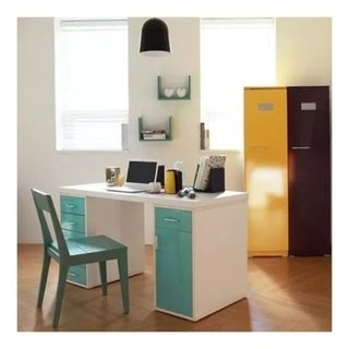Escritorio Habitación Dormitorio Juvenil Mod.one Ai09 - ALTO IMPACTO Home + Office