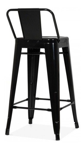 Set * 4 Banqueta Taburete Tolix Respaldo Medio- Alto Impacto - tienda online