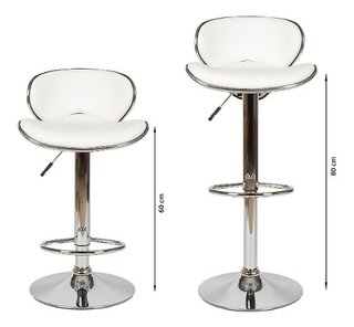 Set 2 Banqueta Taburete Tapizado Mod Trend - Alto Impacto - tienda online