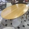 Mesa Tulip Oval 180 * 100 Sarineen Tapa Madera- Alto Impacto