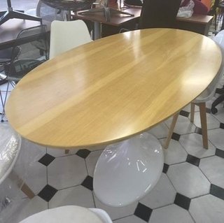Mesa Tulip Oval 180 * 100 Sarineen Tapa Madera- Alto Impacto