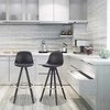 Set 2 Banqueta Taburete Tulip Eames Madera 65 O Alto Impacto - comprar online