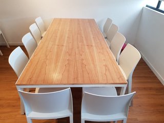 Mesa Comedor Metalica Industrial Rustica 240 P- Alto Impacto