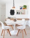 Combo Mesa Tulip 120 Cm 4 Sillas Tulip - Alto Impacto