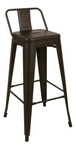 Banqueta Taburete Tolix Metálico Respald Medio- Alto Impacto - comprar online