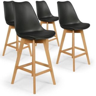 Set 4 Banqueta Taburete Tulip Eames 65 Cm P - Alto Impacto en internet