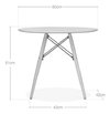 Imagen de Mesa Arrime Cafe Coffee + 2 Sillon Eames - Alto Impacto