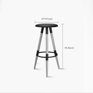 Set 2 Banqueta Taburete Eames Base Madera - Alto Impacto en internet