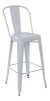 Set 2 Banqueta Taburete Tolix Respaldo Alto - Alto Impacto - comprar online