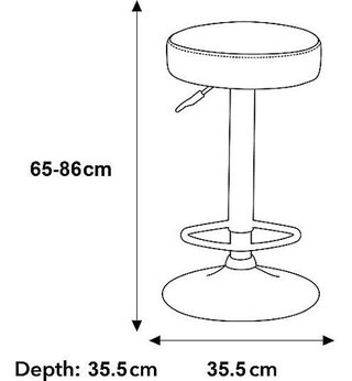 Combo Mesa Bar Regulable + 2 Taburete Atomic- Alto Impacto en internet