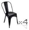 Combo * 4 Silla Tolix Pauchard Varios Colores - Alto Impacto en internet