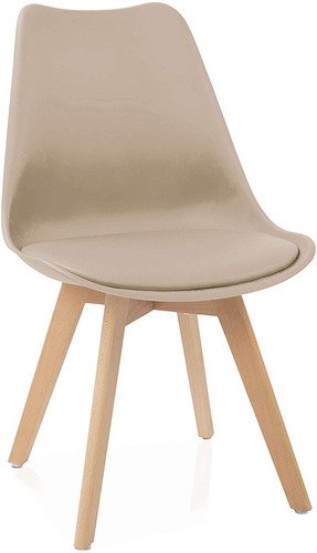 Set 2 Silla Tulip Escandinava Eames Madera - Alto Impacto
